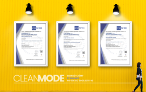 Certyfikat ISO CleanMode